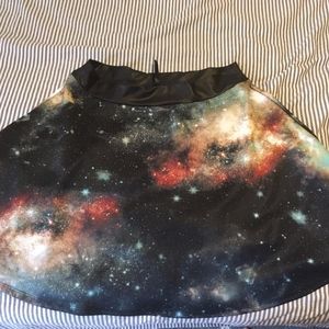 A skirt that looks like outer space!